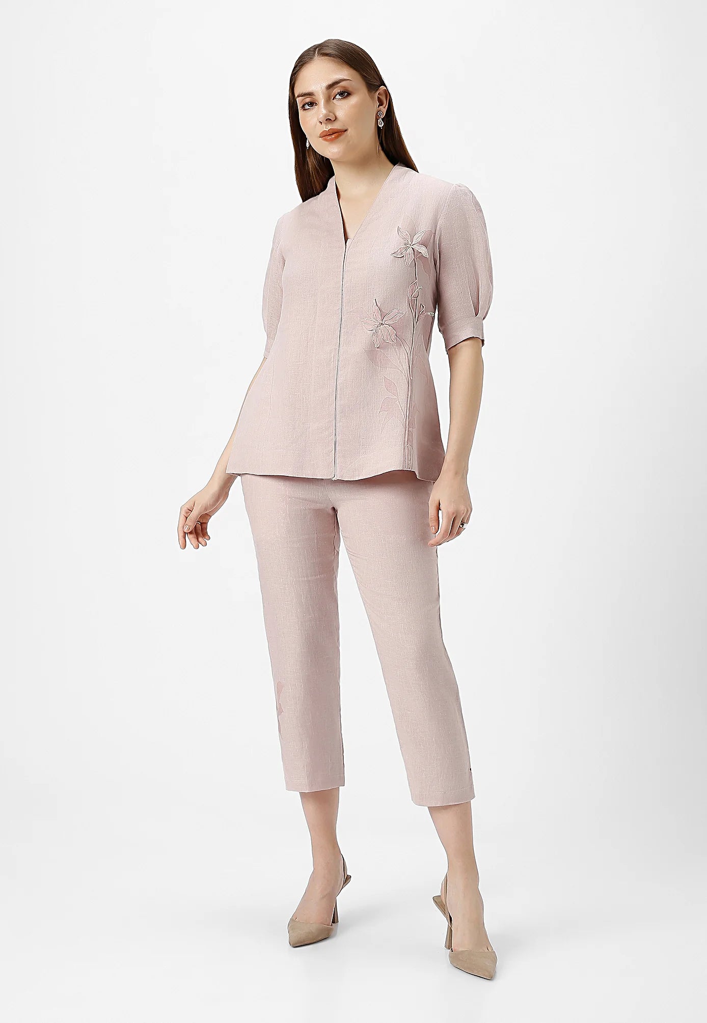 Verdant Bloom Co-Ord – Floral Fantasy Look