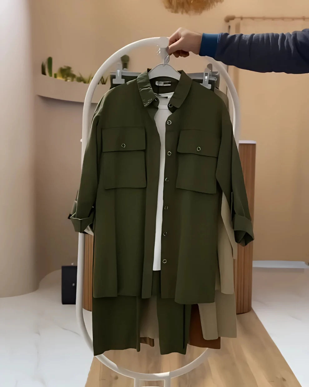 Olive Rush Utility Co-Ord Ensemble