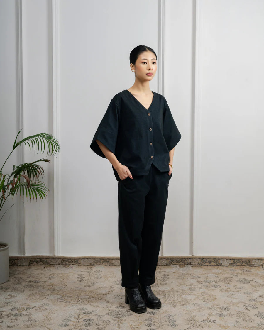 Monochrome Mood – Shōto Wool Statement Set