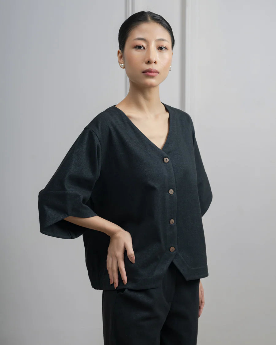 Monochrome Mood – Shōto Wool Statement Set