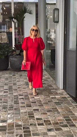 Eco Cotton Linen Midi Dress