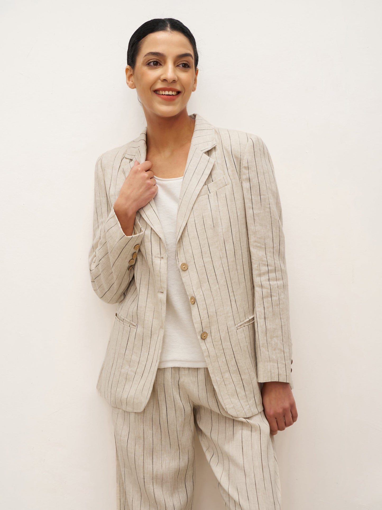 Elegant Linen Suit Set