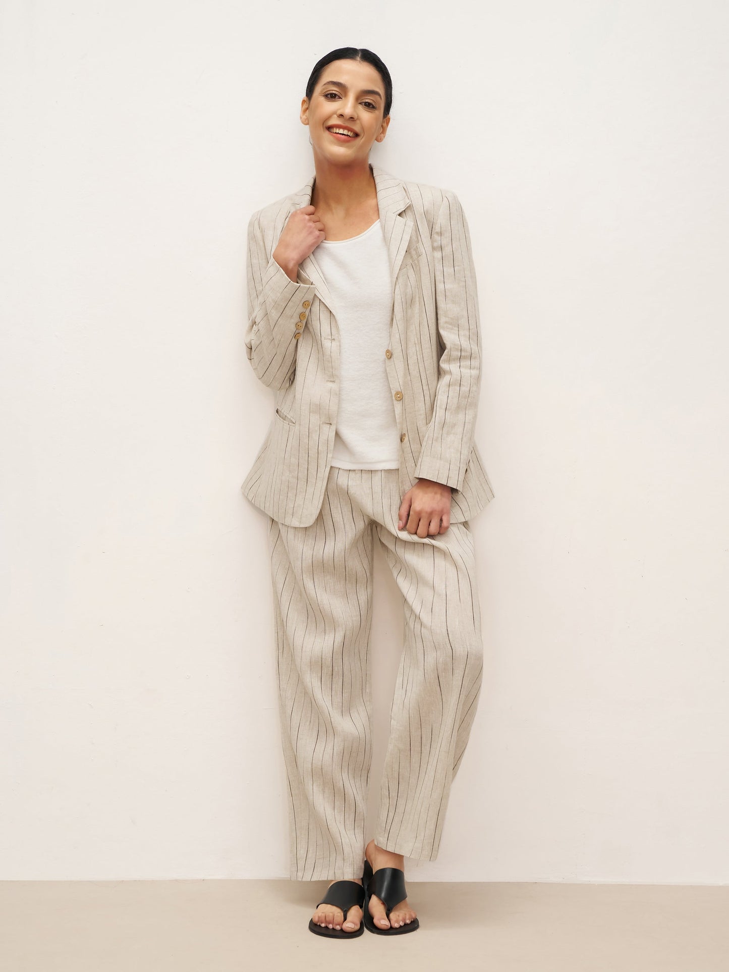 Elegant Linen Suit Set