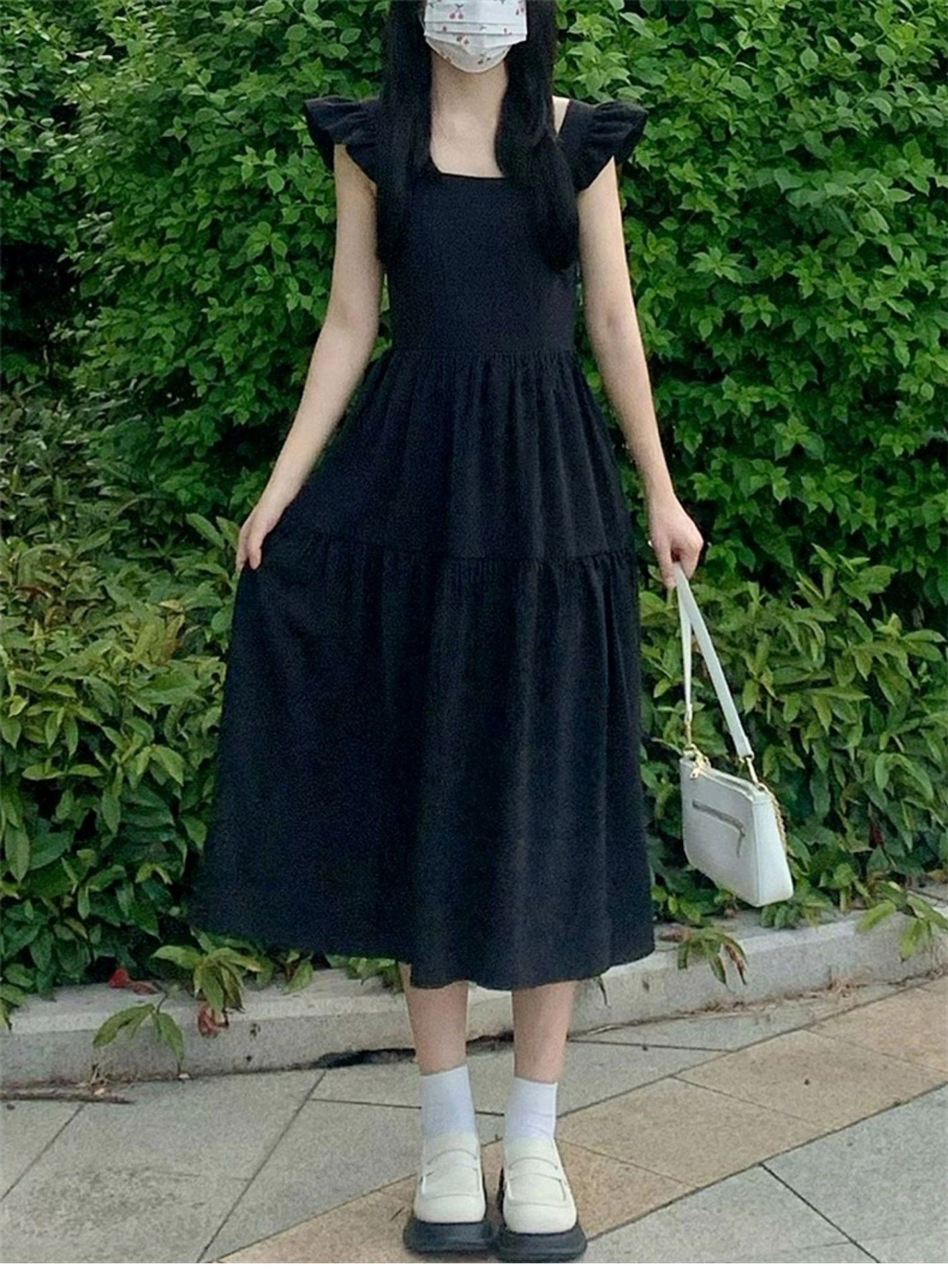 Elegant Black Hepburn Dress