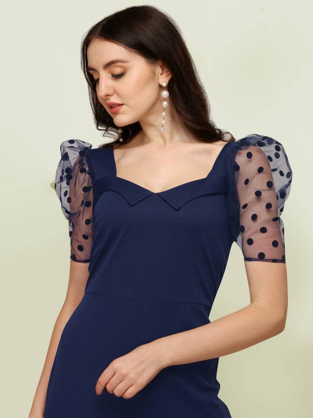 Chic Heart Bodycon Dress