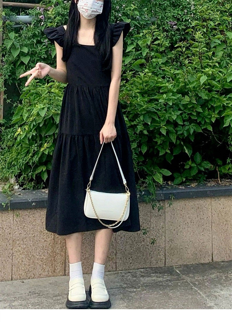 Elegant Black Hepburn Dress
