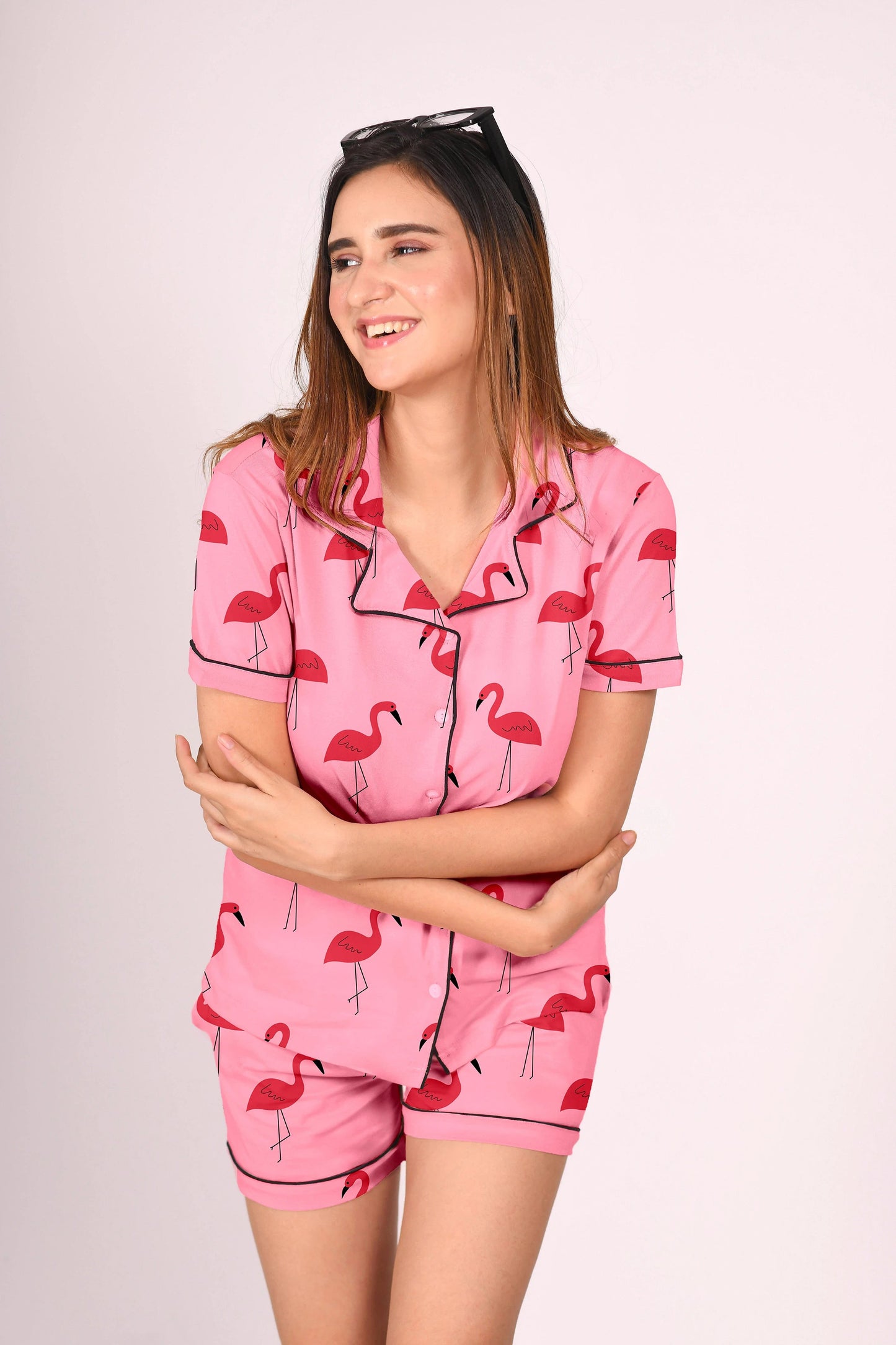 Chic Flamingo Lounge Set