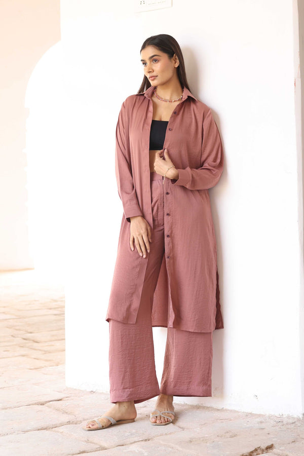 Elegant Satin Co-ord Set