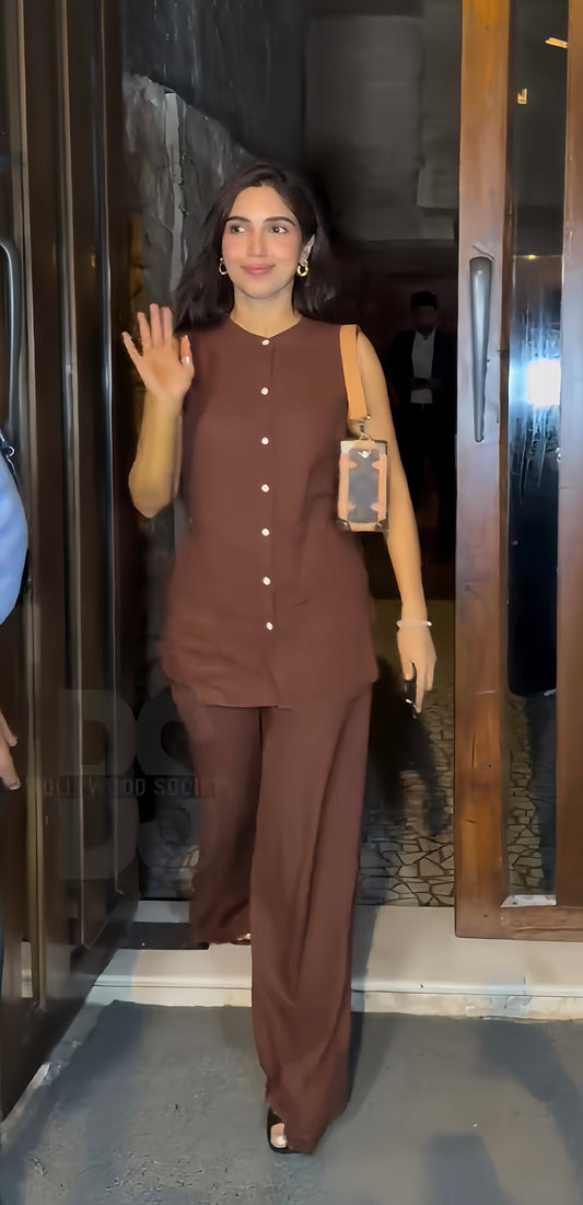 Chic Brown Coord Outfit