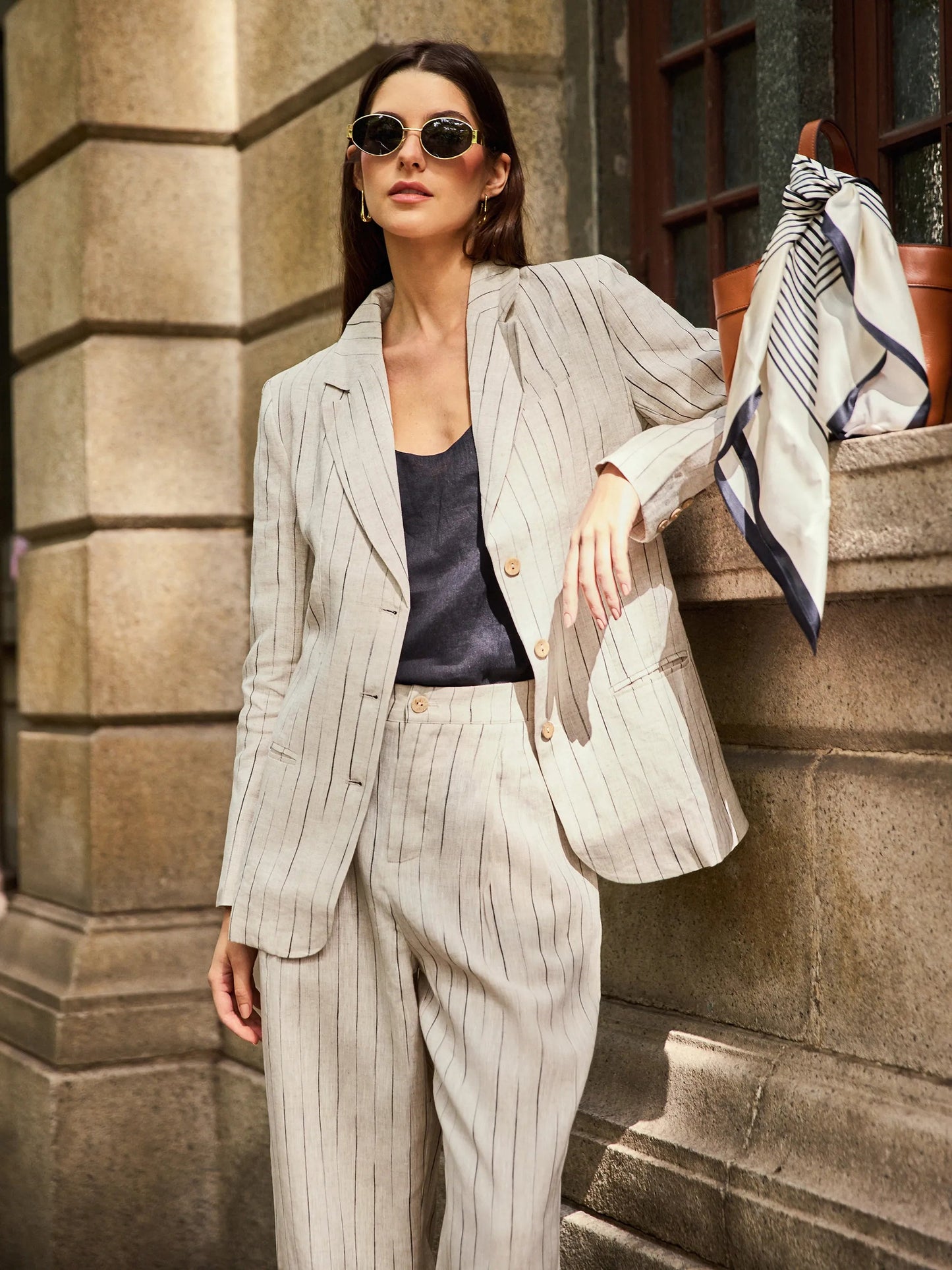 Elegant Linen Suit Set