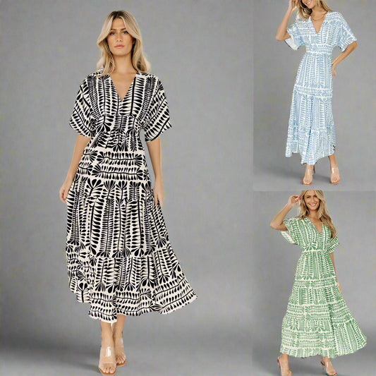 Bohemian High Waist Dress