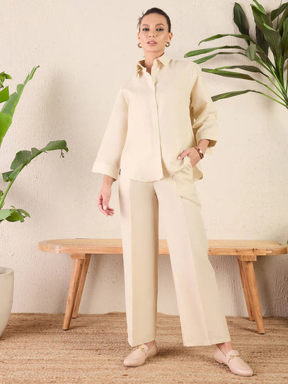 LINEN TWO-PIECE CO-ORD SET