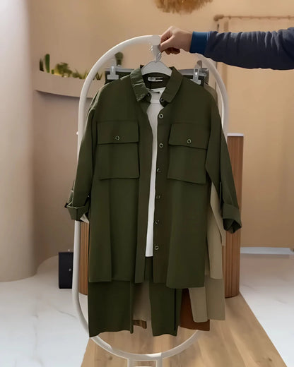 Olive Rush Utility Co-Ord Ensemble