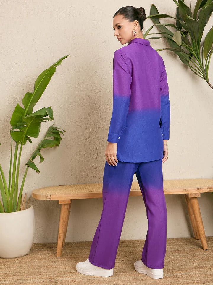 THE ALIA ENSEMBLE – TWO-PIECE SHADED COTTON LINEN SET