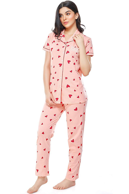 WOMEN'S COTTON PJ SET – LONG-SLEEVE FOR SPRING & AUTUMN!