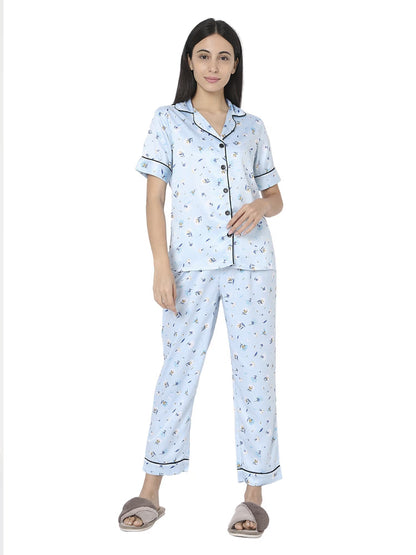 WOMEN'S COTTON PJ SET – LONG-SLEEVE FOR SPRING & AUTUMN!