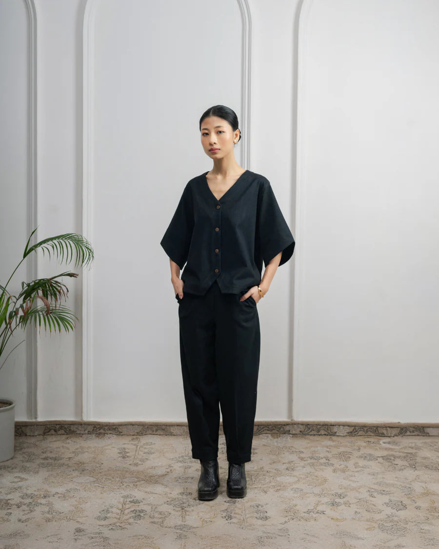 Monochrome Mood – Shōto Wool Statement Set