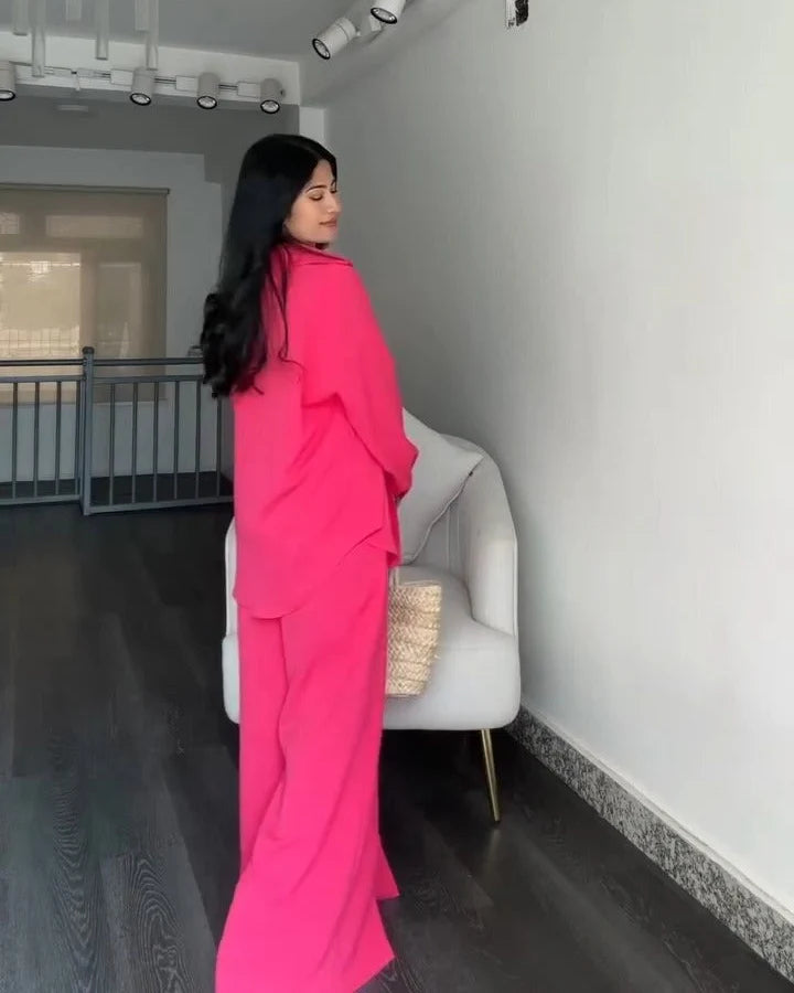 Solid Baggy Co-Ord Set