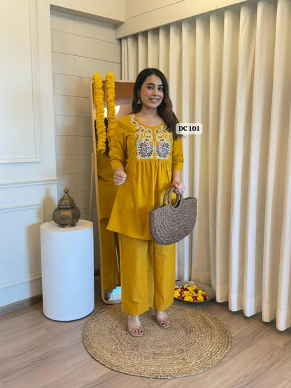 Elegant Kurta Palazzo Set