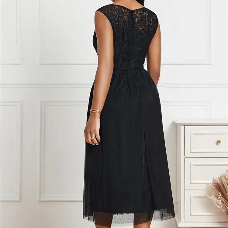Elegant Lace Mesh Dress
