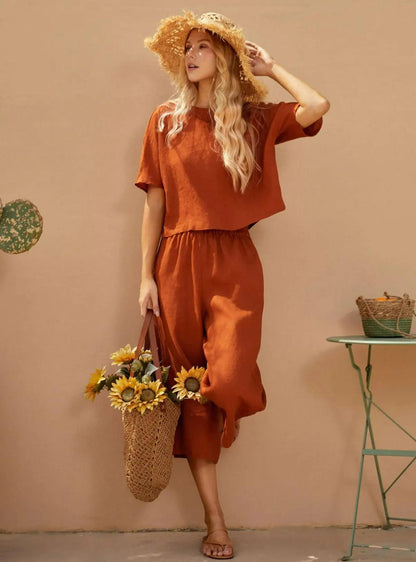 Linen Comfort Two-Piece Set