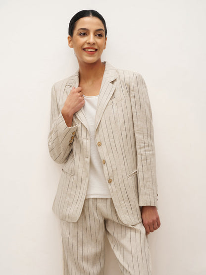 Elegant Linen Suit Set