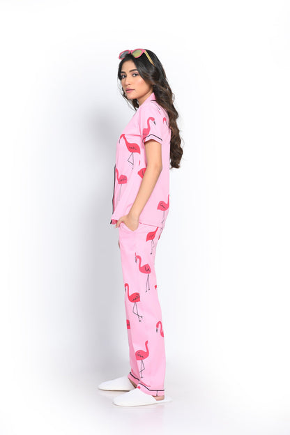 Cozy Flamingo Lounge Set