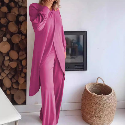 Stylish Women's Top and Trousers Set