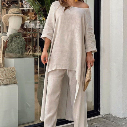 Casual Chic Cotton Linen Set