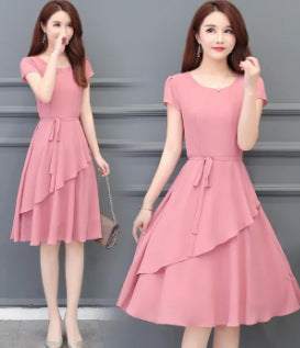 High Waist Pleated Midi Skirt