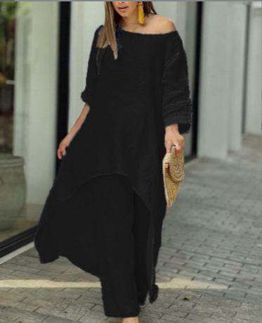 Chic Cotton-Linen Two-Piece Set