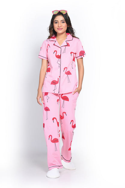 Cozy Flamingo Lounge Set