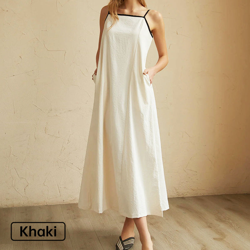 Summer Colorblock Maxi Dress