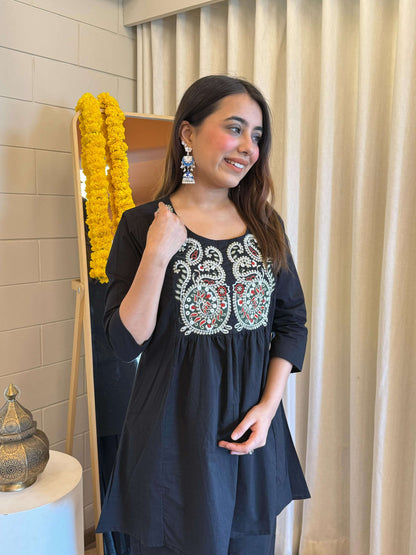 Elegant Kurta Palazzo Set