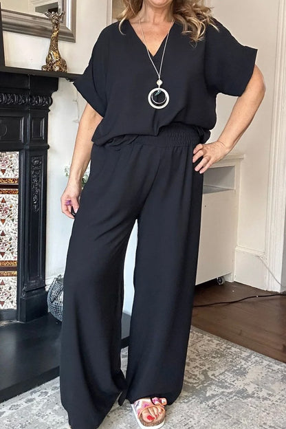 Chill Vibes V-Neck Suit