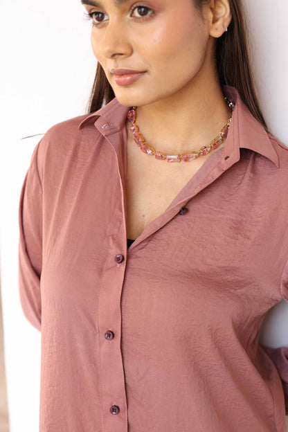 Elegant Satin Co-ord Set