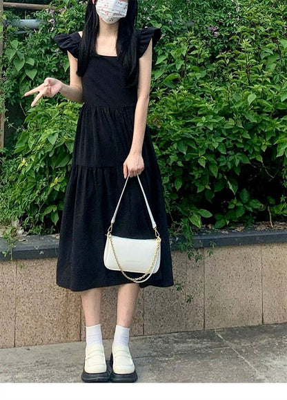 Elegant Black Hepburn Dress