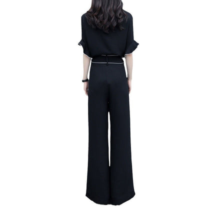 Chic Summer Wideleg Pant Suit
