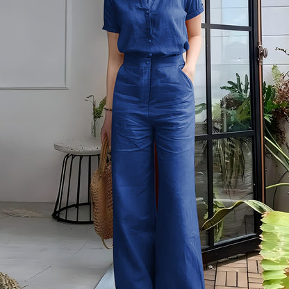 Short Sleeve Top & Pants Set