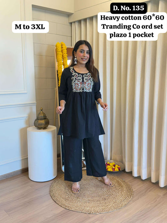 Elegant Kurta Palazzo Set