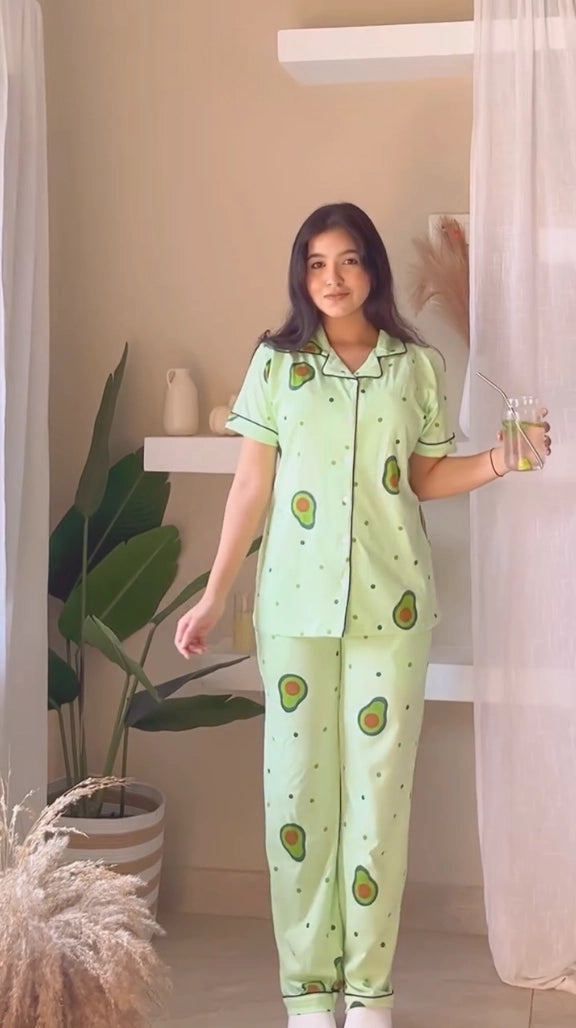 Comfy Avocado Sleepwear