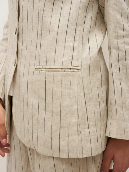 Elegant Linen Suit Set