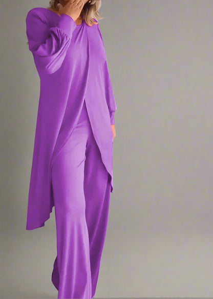 Stylish Women's Top and Trousers Set