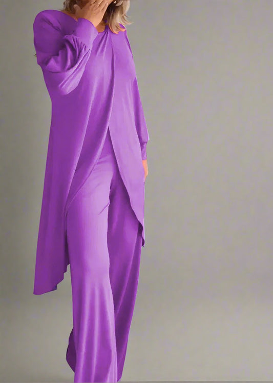 Stylish Women's Top and Trousers Set