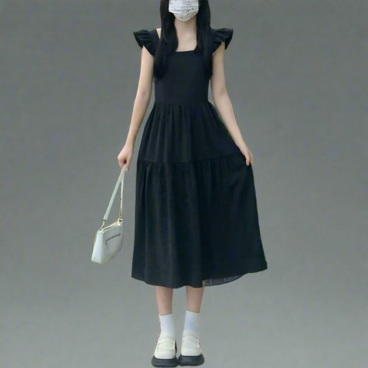 Elegant Black Hepburn Dress