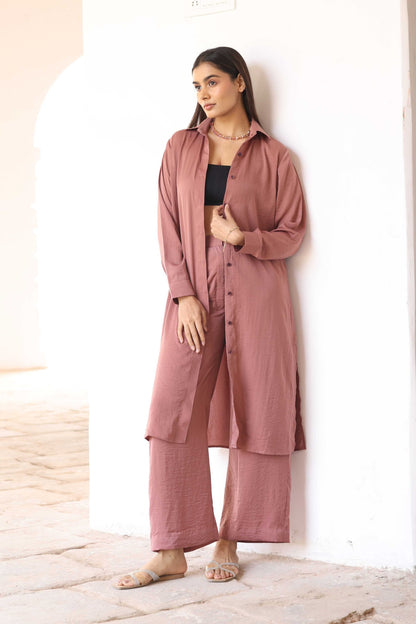 Elegant Satin Co-ord Set