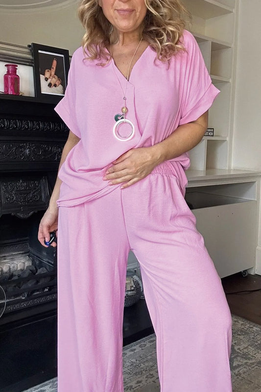 Chill Vibes V-Neck Suit