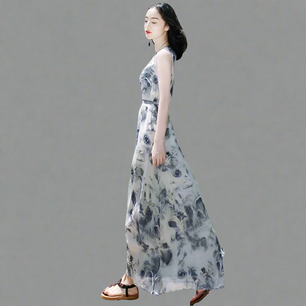 Elegant Floral Midi Dress