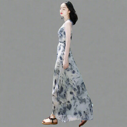 Elegant Floral Midi Dress