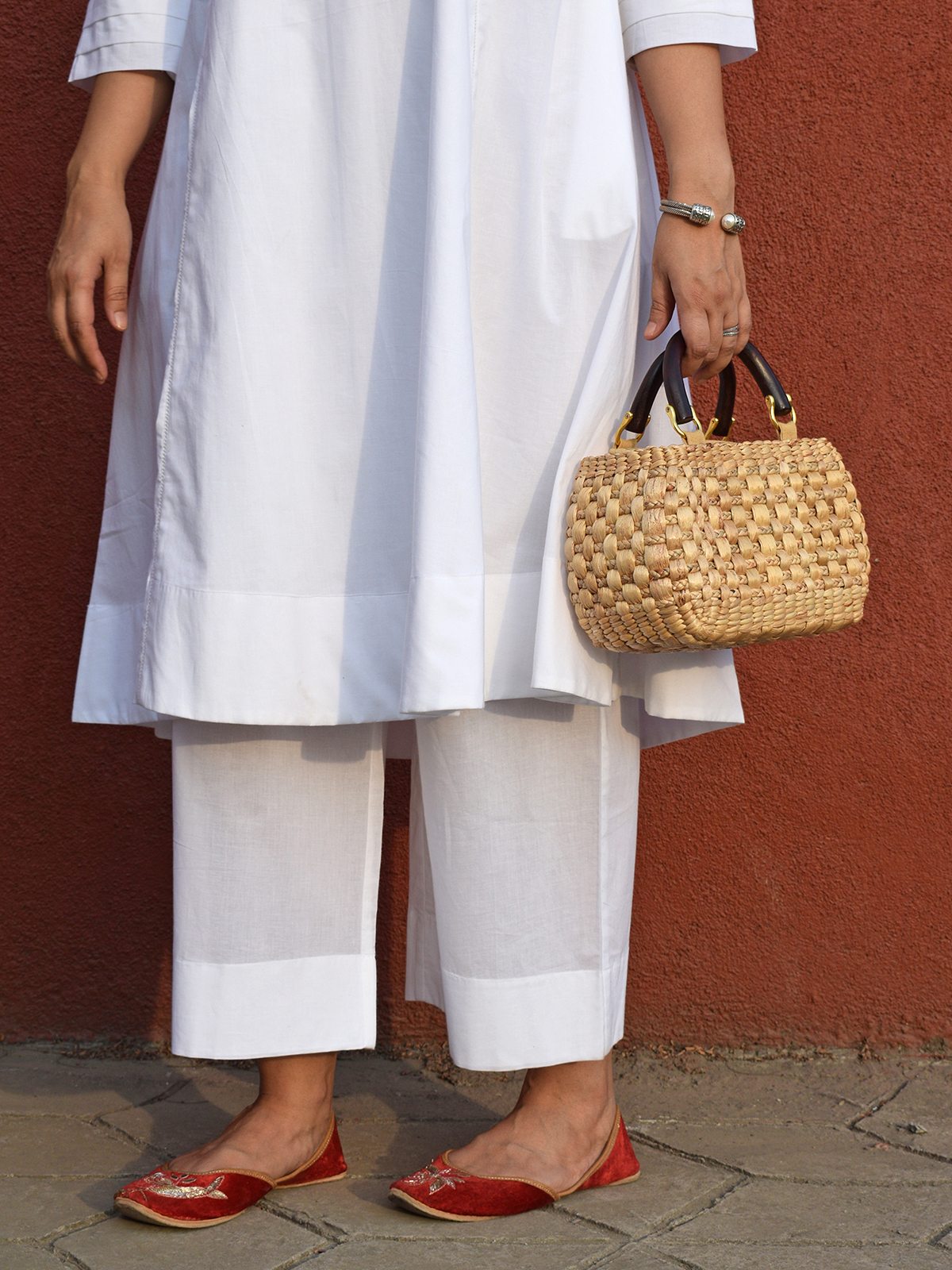 Elegant White Kurta Set
